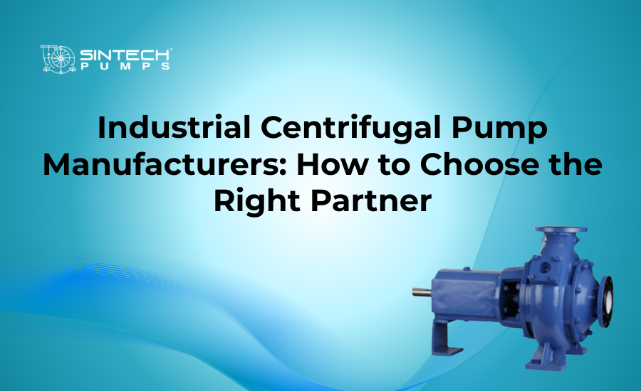 Checklist of key criteria for evaluating industrial centrifugal pump manufacturers including certifications and support